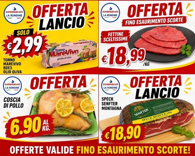 Supermercato La Rondine - Offerta