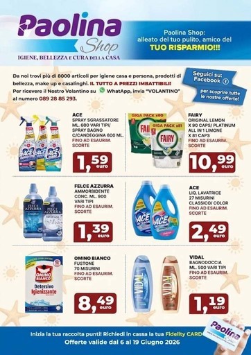 Volantino Paolina Shop