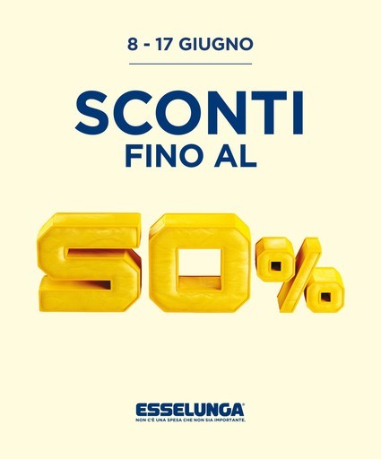 Esselunga - Sconti fino al 50%