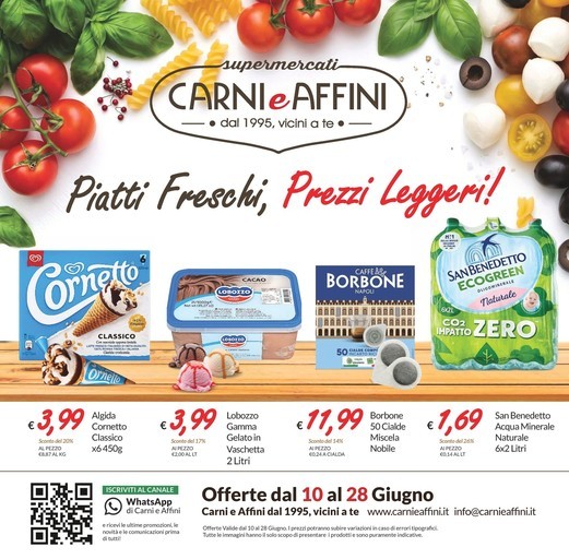 Carni e Affini - Piatti freschi, Prezzi leggeri!