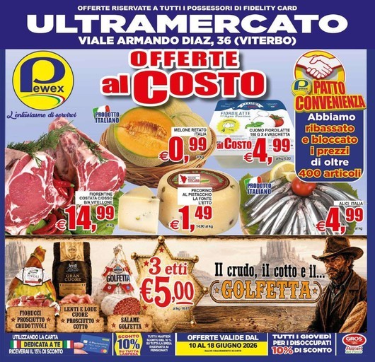 Volantino Pewex