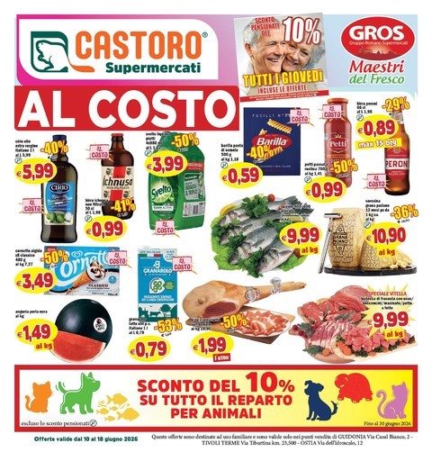 Volantino Il Castoro Supermercati
