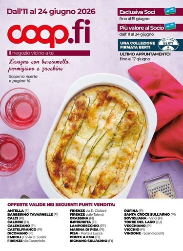 Coop - Dall'11 al 24 giugno 2026