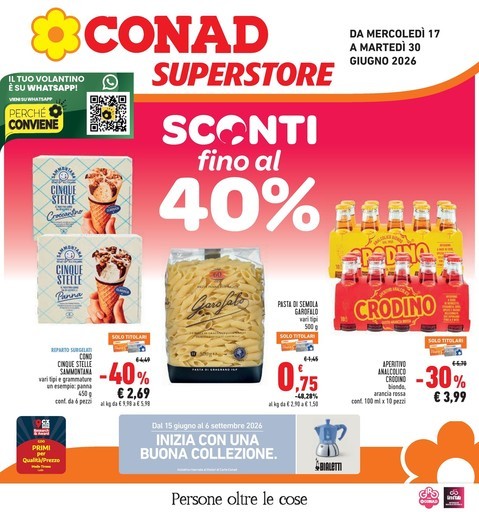 Conad Superstore - Sconti fino al 40%