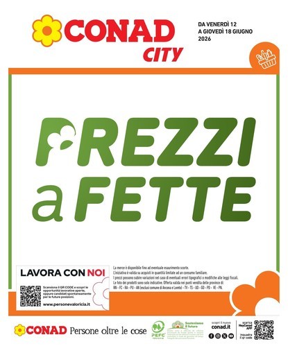 Conad City - Prezzi a fette
