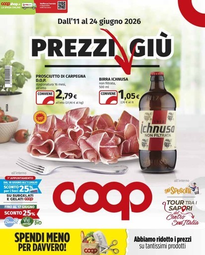 Coop - Prezzi giu