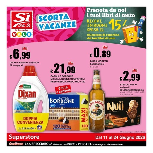 Volantino Si con te superstore