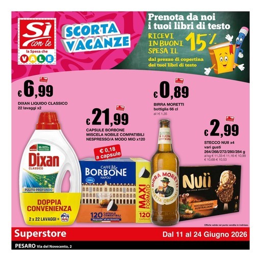 Volantino Si con te superstore