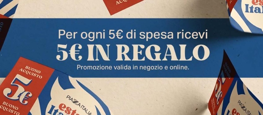 Volantino Piazza Italia