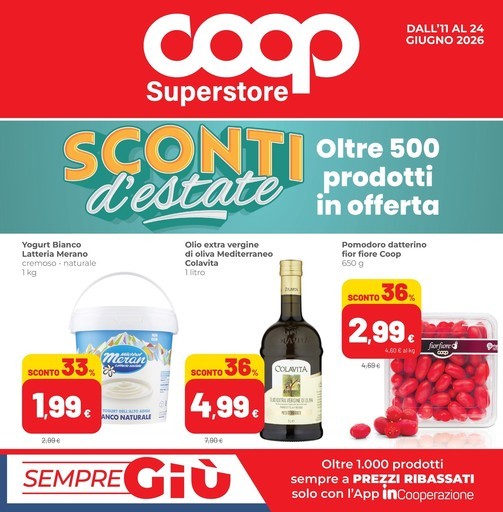 Coop Alleanza Superstore - Sconti d'estate
