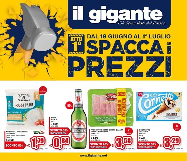 Volantino Il gigante