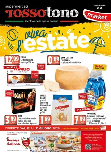 Supermercati Rossotono Market - Viva l'estate