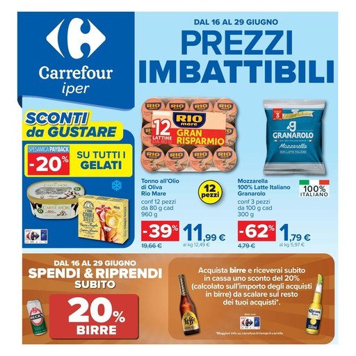 Volantino Carrefour Iper