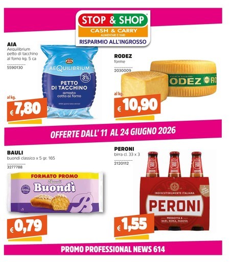 Stop e Shop - OFFERTE DALL’ 11 AL 24 GIUGNO 2026