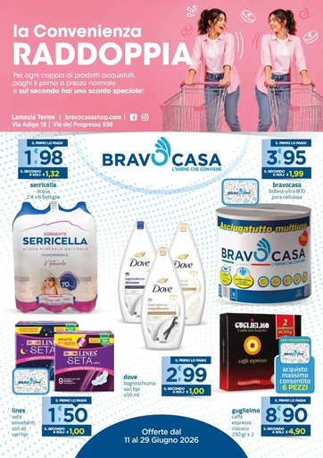 Volantino Bravo Casa