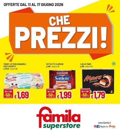 Volantino Famila Superstore