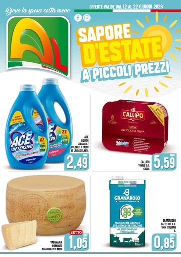 Al Discount - SAPORE D'ESTATE A PICCOLI PREZZI