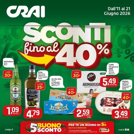 Volantino Crai