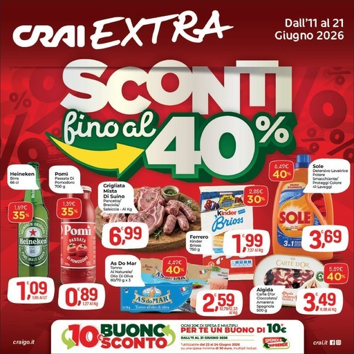 Crai - SCONTI FINO AL 40