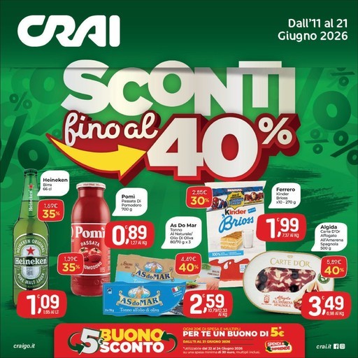 Volantino Crai