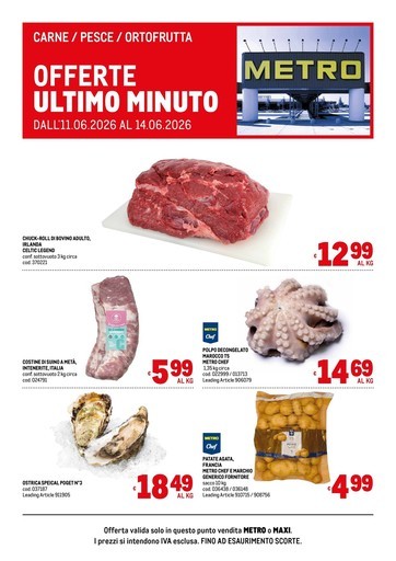 Metro - Offerte freschissimi