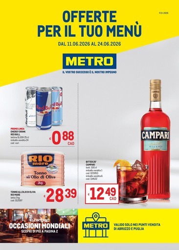 Metro - Offerte per il tuo menù - AREA 5