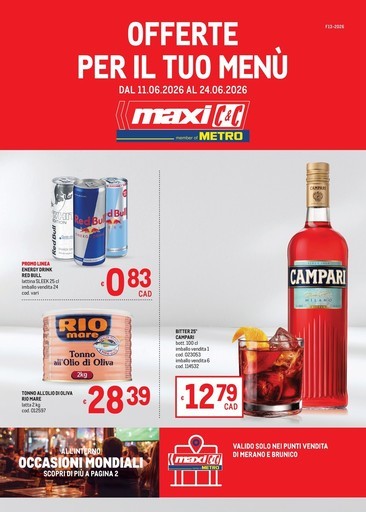 Metro - Offerte per il tuo menù - MAXI