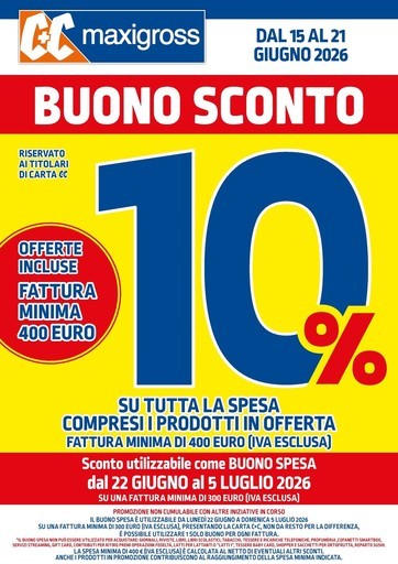 Volantino C+C Cash and Carry