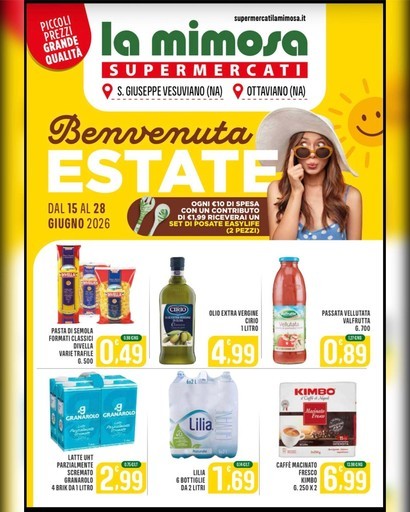 Volantino La Mimosa Supermercati