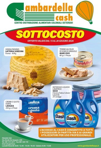 Volantino Gambardella Cash
