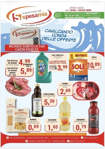 Volantino Supermercati Spesa Mia