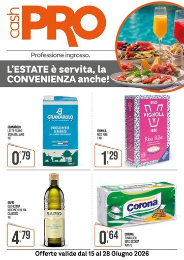 Cash pro - L'estate e servita, la convenienza anche!