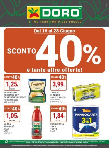 Volantino Doro Supermercati