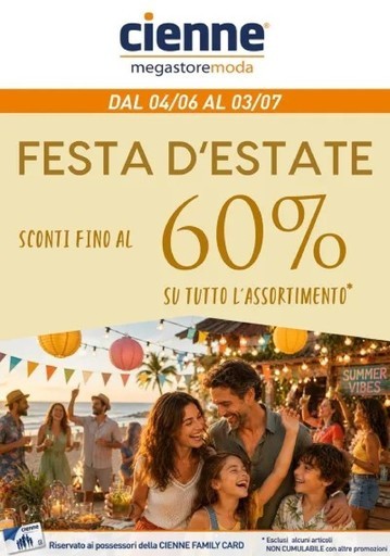 Cienne Megastore Moda - Festa d'estate
