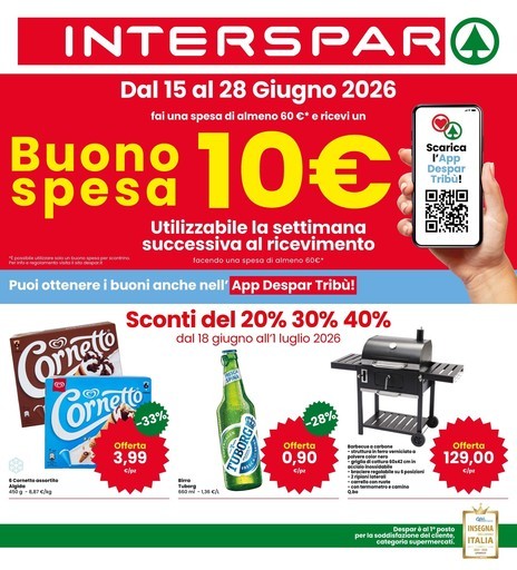 Interspar - Dal 18 Giugno all' 1 luglio