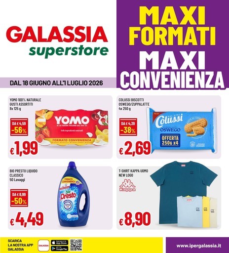 Volantino Galassia