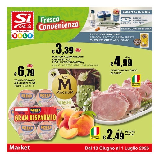 Volantino Si con te market