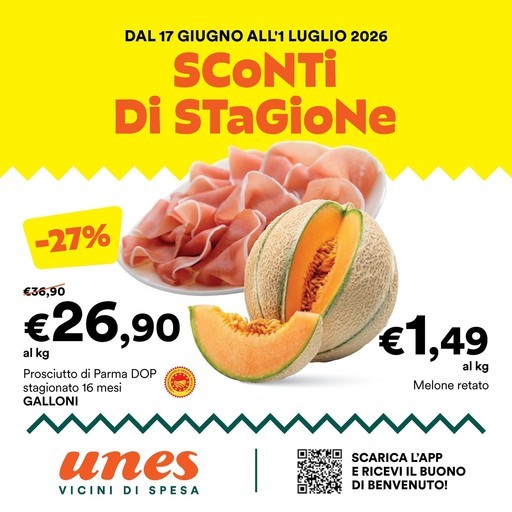 Unes - Sconti di stagione