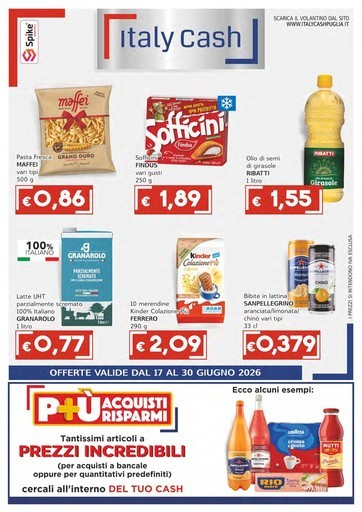 Volantino Italy Cash Puglia