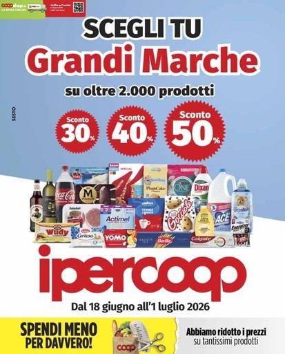 Ipercoop - Sconto 30%40%50%