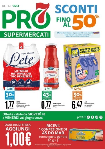 Volantino PRO7 Supermercati