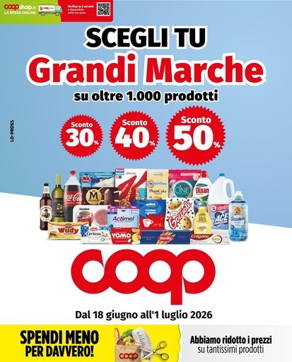 Coop - Sconto 30%40%50%