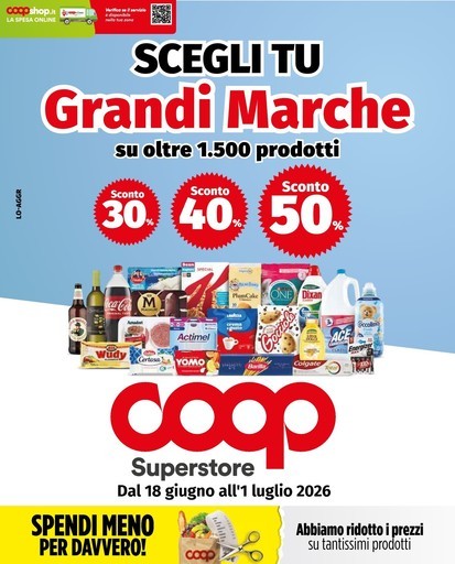 Coop - Sconto 30%40%50%