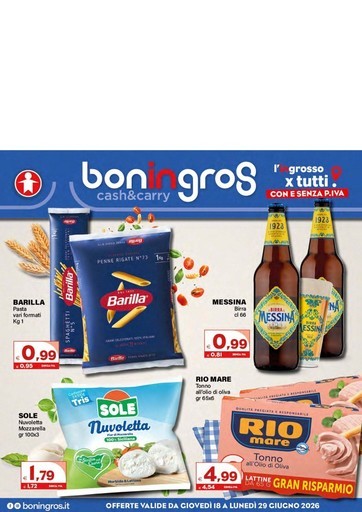 Volantino Boningros Cash and Carry