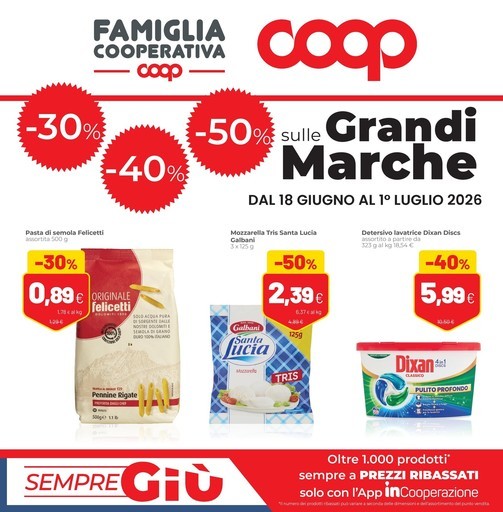Volantino Coop
