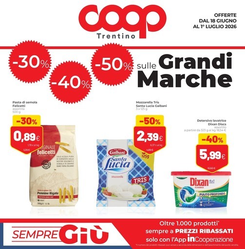 Volantino Coop