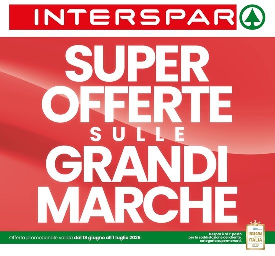 Interspar - Super offerte sulle grandi marche