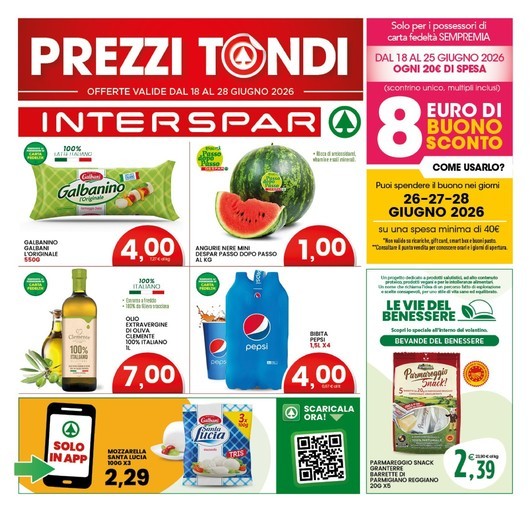 Interspar - Prezzi tondi