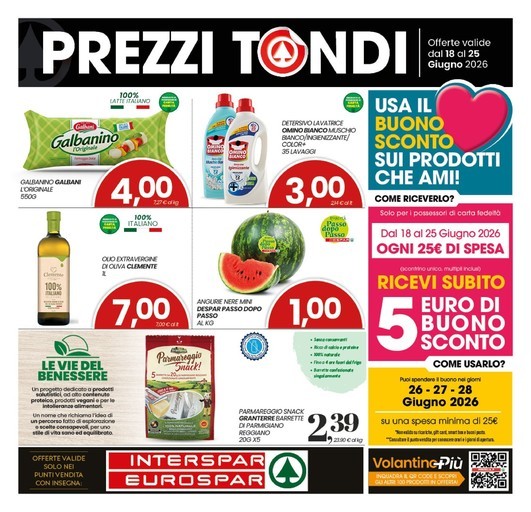 Interspar - Prezzi tondi