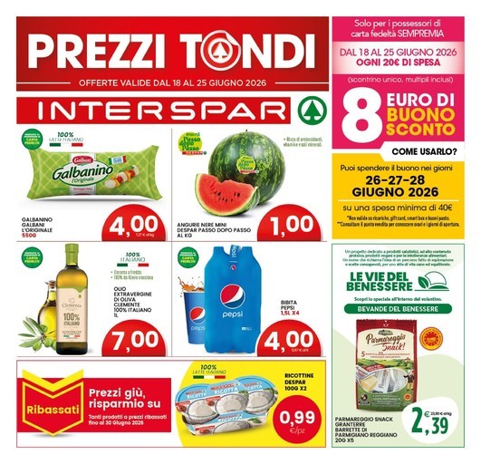 Interspar - Prezzi tondi